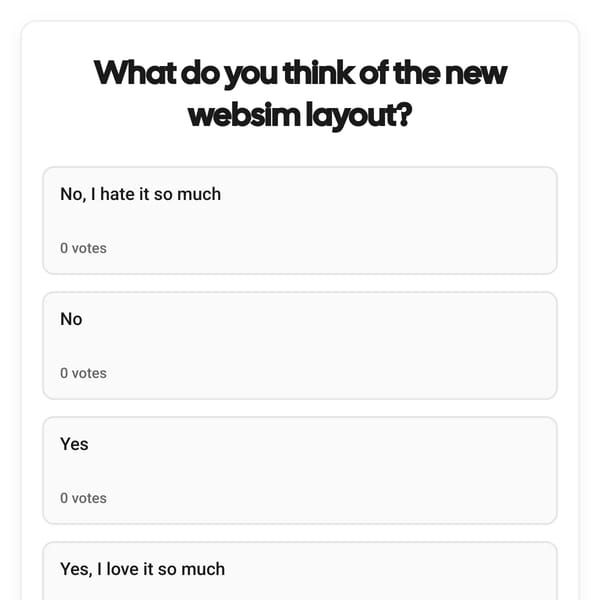 Quick Poll