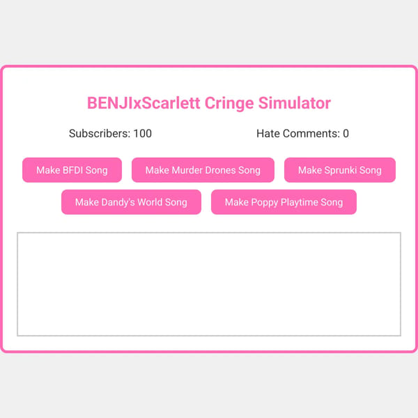 BENJIxScarlett Cringe Simulator