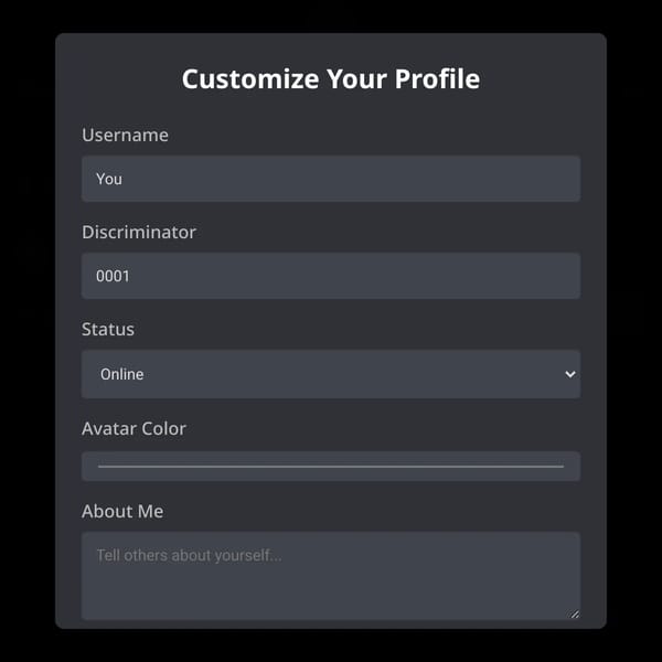 Discord Server Simulator