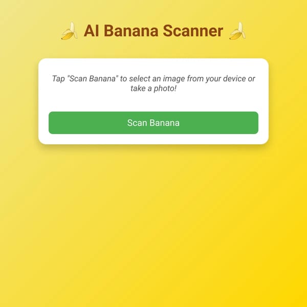 AI Banana Scanner