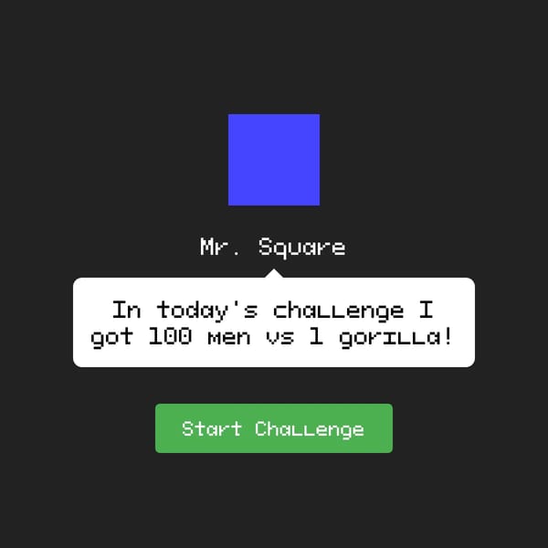 100 Men vs Gorilla Simulation
