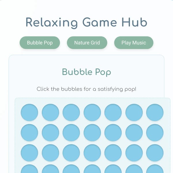 Relaxing Game Hub 1v1.0