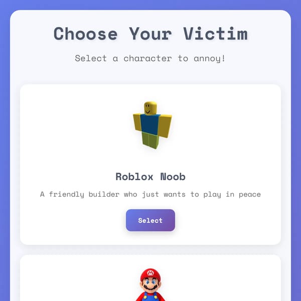 Annoy Characters