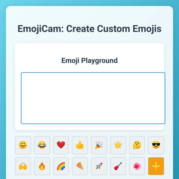 EmojiCam: 12.0