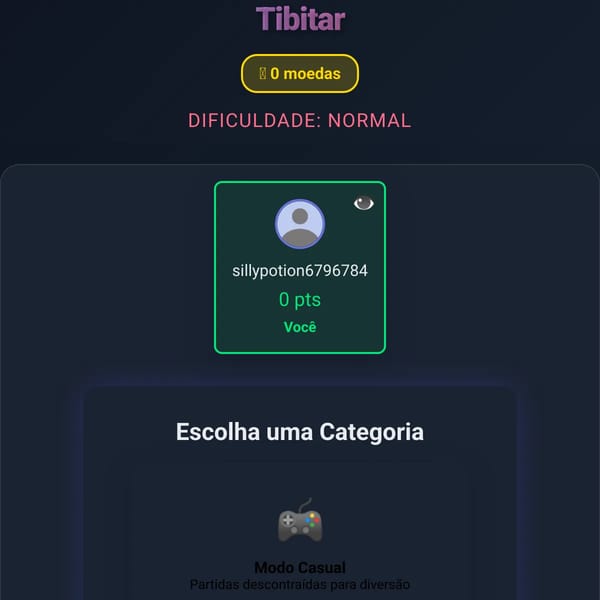 Tibitar - O Jogo de Adivinhação Criativo