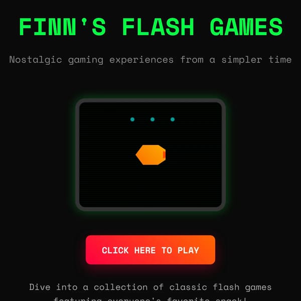 Finn's Flash Games