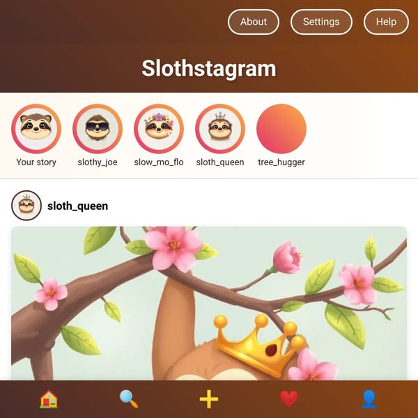 Slothstagram - Sloth Lifes