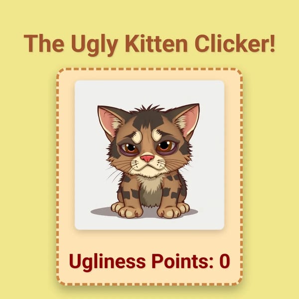 Ugly Kitten Clicker
