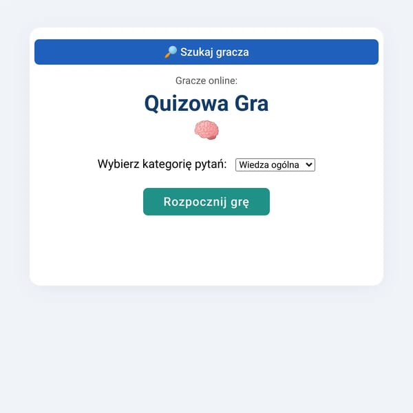 Quizowa Gra - 3 Życia