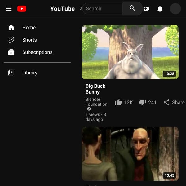 YouTube 2 ▶️
