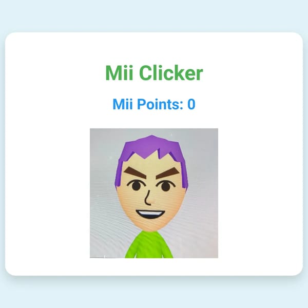 Mii Clicker