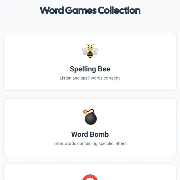 Word Games Collection