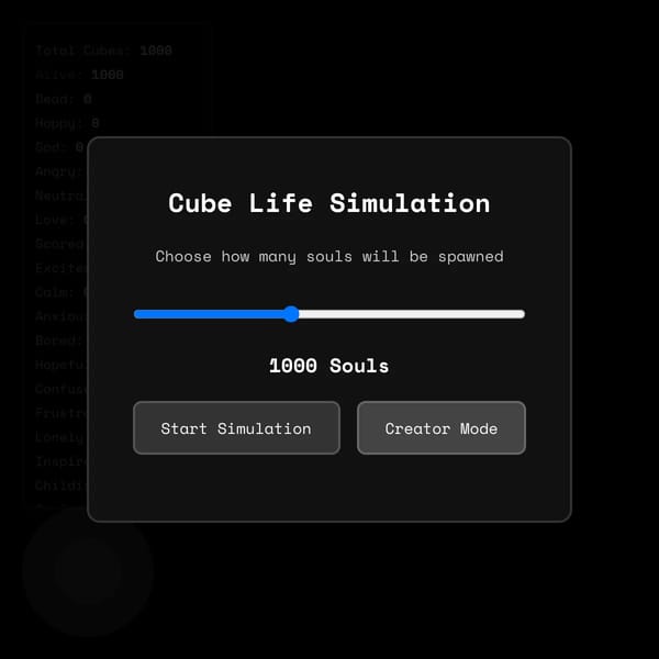 Cube Life Simulation