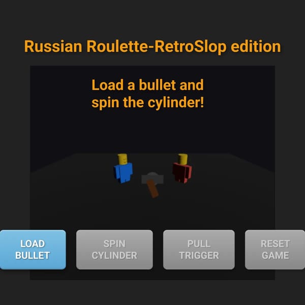 Russian Roulette Retro slop edition