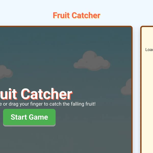 fruit catcher (demo)