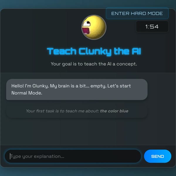 Teach the AI