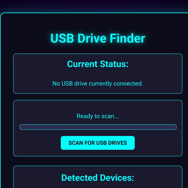 USB Drive Finder