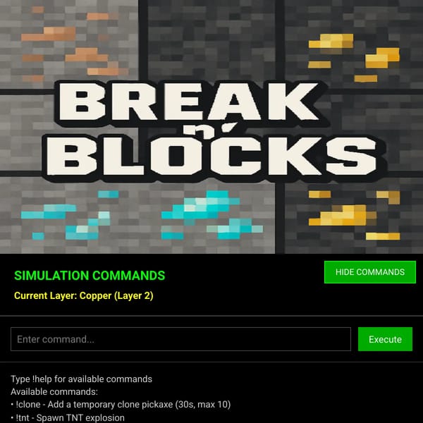 Pickaxe Block Breaker