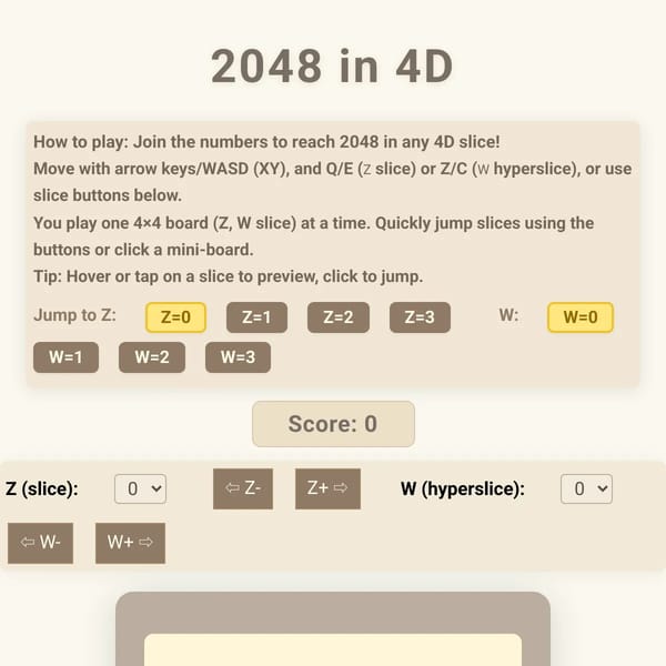 2048 in 4D(alpha)