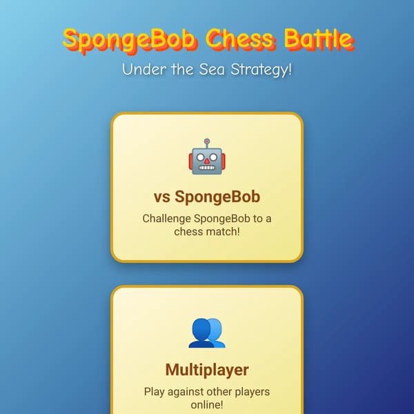 SpongeBob Chess Battle