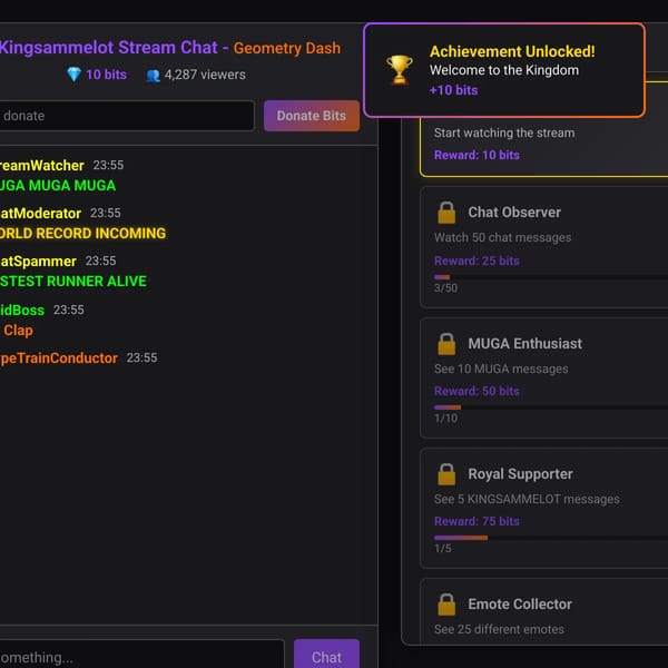 Kingsammelot Stream Chat