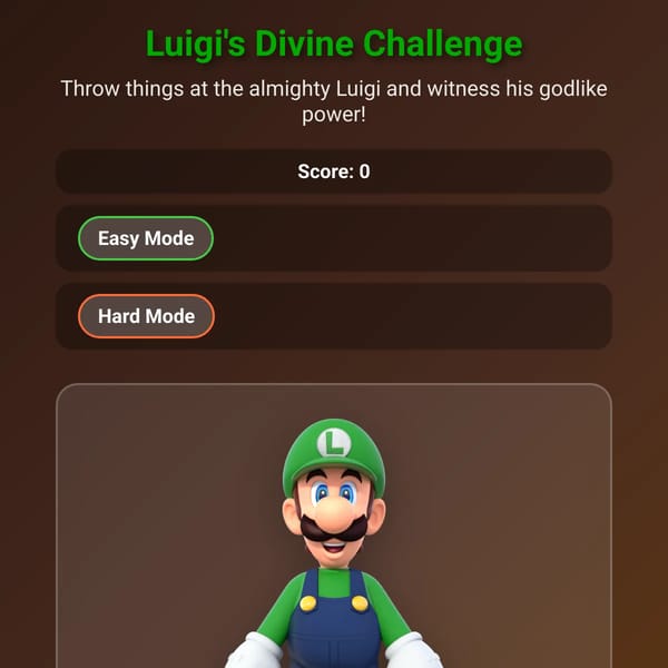 Luigi's Divine Challenge
