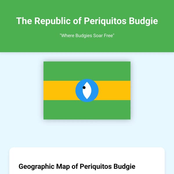 The Republic of Periquitos Budgie