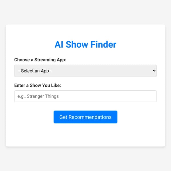 AI Show Finder