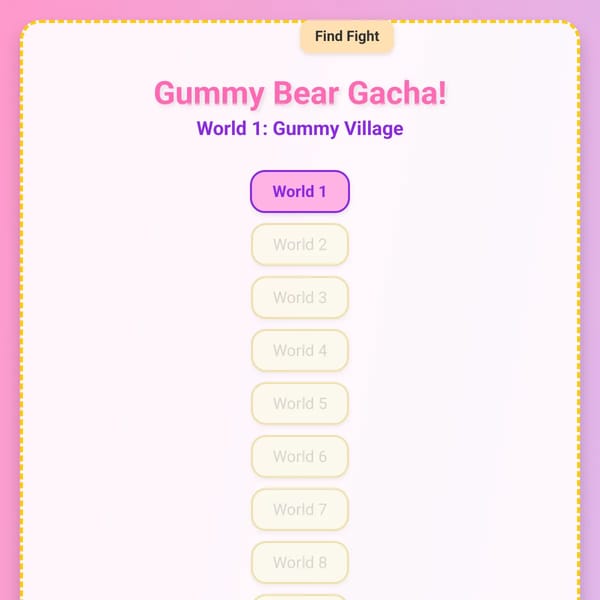 throw gummy bears