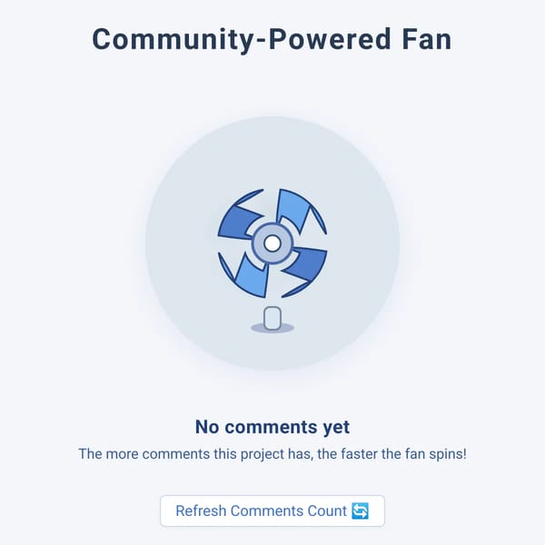 Spinning Fan: Faster With More Comments