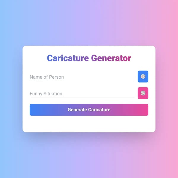 AI Caricature Generator