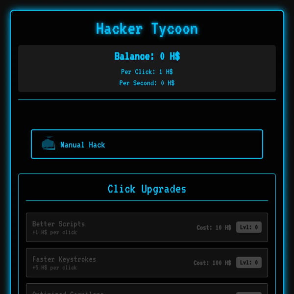 Hacker Tycoon