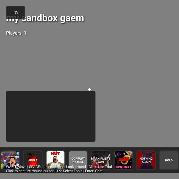 my sandbox gaem