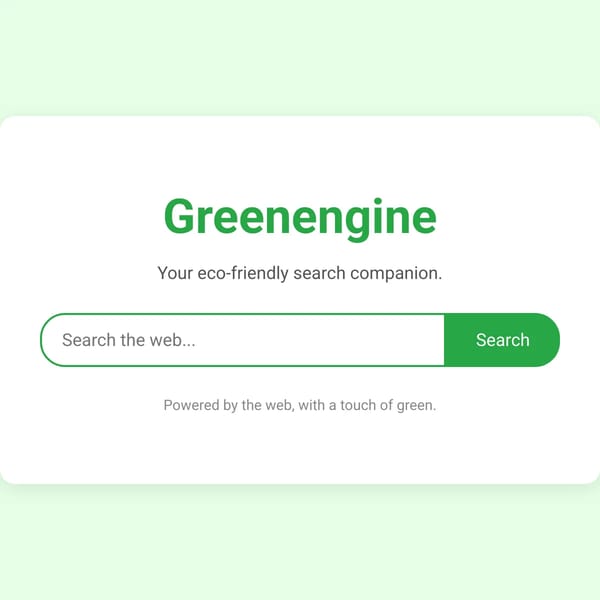 Greenengine - Your Eco-Friendly Search