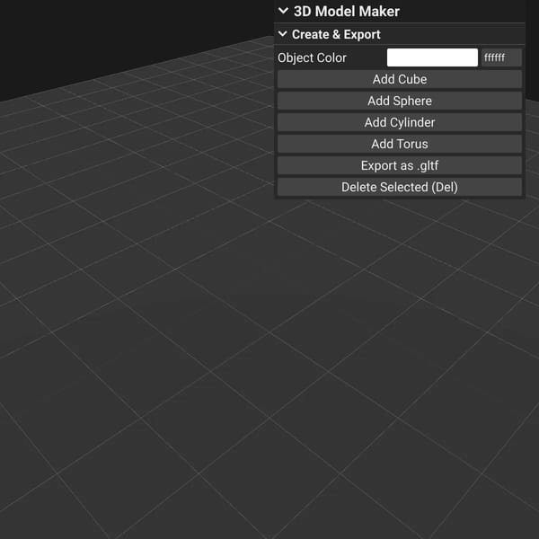 3D Model Maker