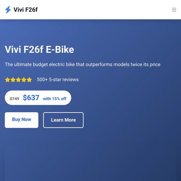 Vivi F26f E-bike