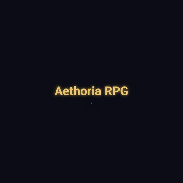 Aethoria: AI-Driven Fantasy RPG