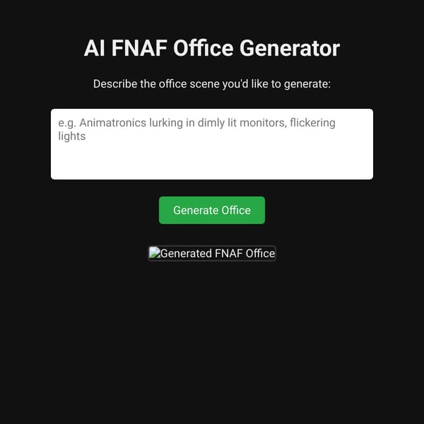 AI FNAF Office Generator