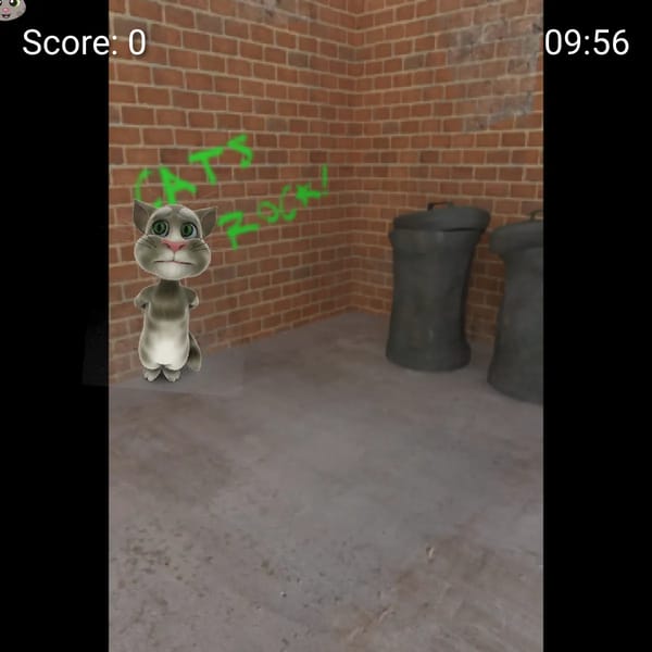 talking tom slap game