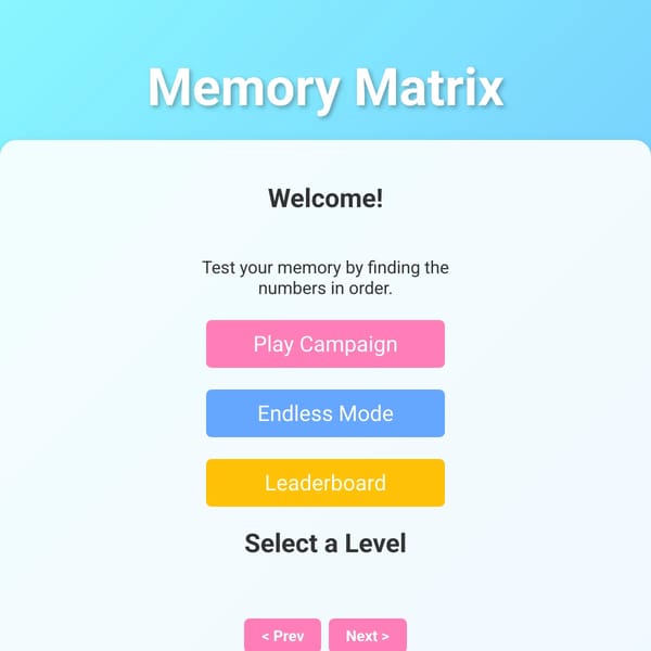 Memory Numbering