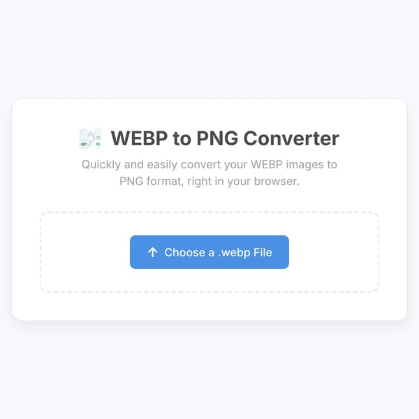 WEBP to PNG Converter