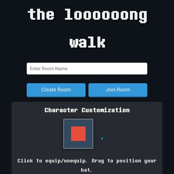 The looooong walk (very early alpha)