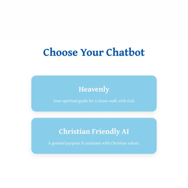 Christian Chatbot