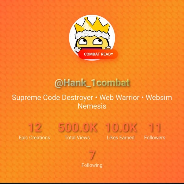 Hank_1combat - TOP 1# Websimer