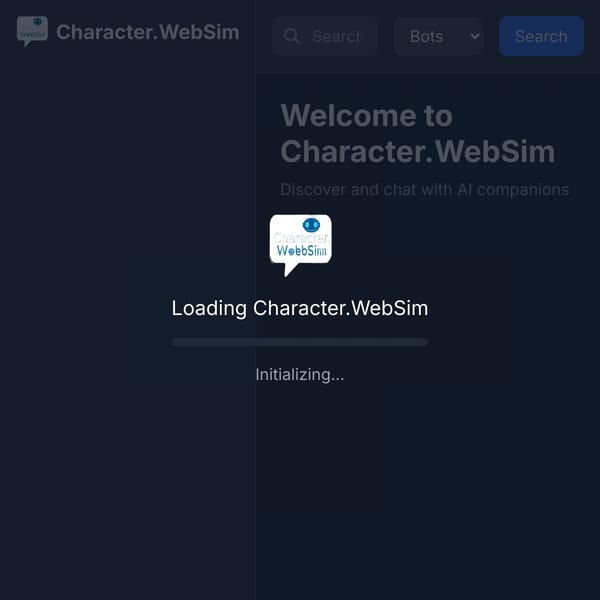 Character.WebSim - AI Chat Companions