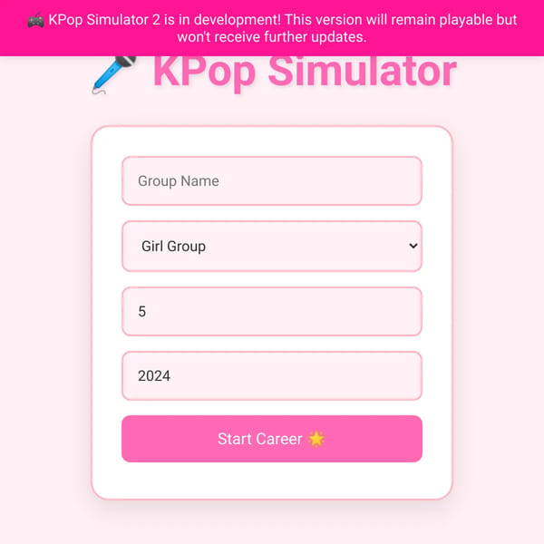 KPop Simulator
