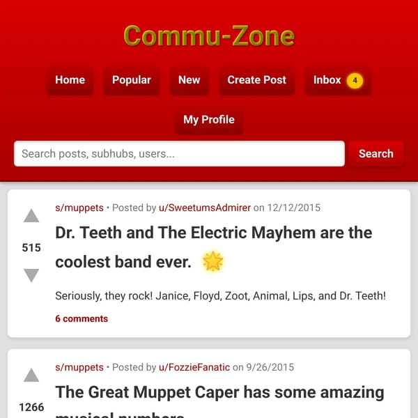 C0MMU-Z0NE - the better reddit!