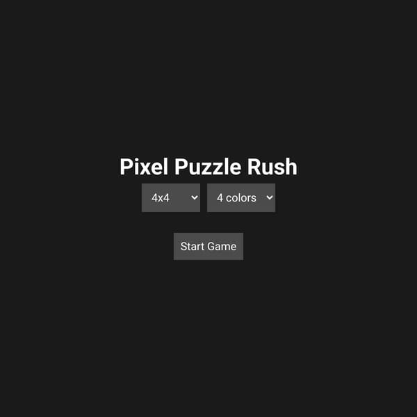 Pixel Puzzle Rush