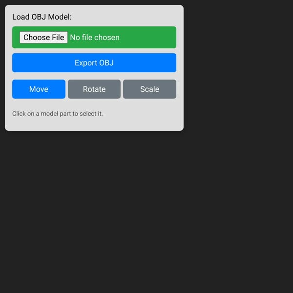 3D Model Editor