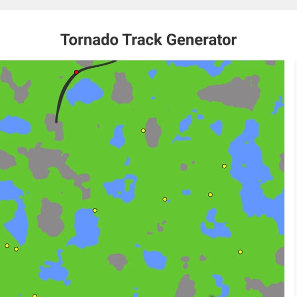 Tornado Track Generator